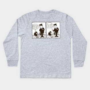 all cops are bad (retro comic) Kids Long Sleeve T-Shirt